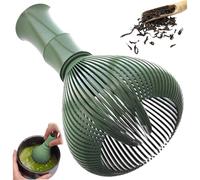 Matcha Whisk Food Grade Abs Plastic Matcha Brosse réutilisable lavable 4, 7x2.4 pouce de chaleur Wisk pour boissons, desserts Wisk