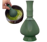 Matcha Whisk SAFE PLAST PLAST RÉSISTANT 80 PRONGS MATCHAK SORME Japonais Réutilisable Brosse de mélangeur pour la cérémonie de thé (vert)