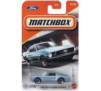 Matchbox 1968 Ford Mustang Fastback [Bleu] 67/125, Échelle 1:64 Véhicule jouet moulé sous pression