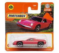 Matchbox - 1972 Lotus Europa - MBX Metro 93/100 - HVP08 - Carte courte - Rouge - Superfast Lesney - Mattel 2024-1:64