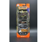Matchbox 2020 Set De 5 GKJ10 MBX Wild II 2 AMG Nissan Tracker Predator NEU OVP