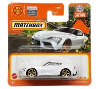 Matchbox 2023 Toyota GR Supra MBX Road Trip 39/100 HVN37 Carte courte Blanc Superfast Lesney Mattel 2024-1:64