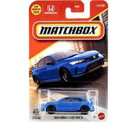 Matchbox 2024 Honda Civic Type R [Bleu] Nouveau pour 2026! Véhicule jouet moulé sous pression à l'échelle 11/125, 1:64