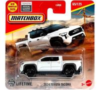 Matchbox - 2024 Toyota Tacoma - MB 65/125 - JBR28 - Carte courte - Blanc - Camion pick-up - Superfast Lesney - Mattel 2025-1:64