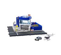 Matchbox - Matchbox Station de Police - Mini-Véhicules - 3 ans et + bleu TU