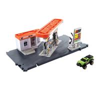 Matchbox Action Drivers - Playset Station Essence - Circuit / Petite Voiture - Dès 3 ans