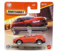 Matchbox Alfa Romeo Tonale 2023 MBX City 49/125 JBR37 Carte courte Rouge Superfast Lesney Mattel 2025-1:64