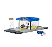 Matchbox Coffret Garage Automobile, avec 1 véhicule Inclus et élements de Jeu réalistes, Jouet de Voiture pour Enfant dès 3 Ans, HDL34