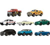 Matchbox Lot de 8 Voitures ou camions Miniatures moulés sous Pression à l'échelle 1:64, Multipack à thème, y Compris 1 exclusivité (Les Styles Peuvent Varier)