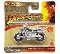 Matchbox - Ducati Scrambler - MBX Indiana Jones 6/100 - HVN38 - Carte courte - Superfast Lesney - Mattel 20241:64