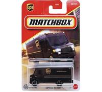 Matchbox Express Camion de livraison de colis 68/125 [Or et marron] Échelle 1:64 Véhicule jouet moulé sous pression