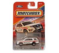 Matchbox Ford Interceptor Utility Voiture moulée sous pression Échelle 1/64 Blanc Modèle 2016