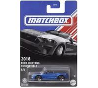 Matchbox Ford Mustang Voiture Convertible Diecast Car 2018 Bleu Échelle 1/64