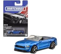 Matchbox Ford Mustang Voiture Convertible Diecast Car 2018 Bleu Échelle 1/64