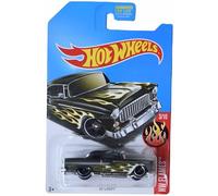 Matchbox Hot Wheels '55 Chevy, HW Flames 3/10 [Vert foncé)