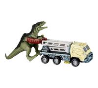 Matchbox Jurassic World Dino Transporters 1 v hicule et 1-2 mini dinosaures g s de 3 ans et plus