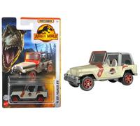 Matchbox Jurassic World Dominion FMW90 Diecast Modèle de véhicule moulé sous pression à l'échelle 1:64 - Wrangler 1993 #18 HBH01