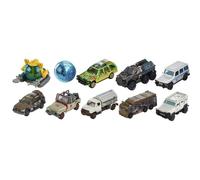 Matchbox Jurassic World petite voiture ou camion miniature échelle 1/64, jouet pour enfant, modèle aléatoire, FMW90