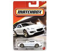 Matchbox Mazda RX-8 Véhicule jouet moulé sous pression, échelle 1:64, blanc, #19/125