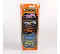 Matchbox MBX Retro - Pack 5 Voitures - Austin Mini - Volkswagen Golf - Beetle