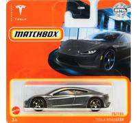 Matchbox Metal Tesla Roadster 2022 Gris 75/100 HFR50 (carte courte) Voiture miniature Échelle 1:64 Adultes et plus Unisex 4 x 7 x 4 cm Métal Pas de piles nécessaires