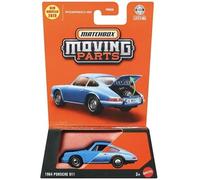Matchbox Moving Parts 1964 Porsche 911 [Bleu] 01/50, Échelle 1:64 Véhicule jouet moulé sous pression