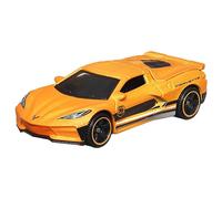 Matchbox Moving Parts Véhicule moulé sous pression édition spéciale 70 ans - HMV12 ~ Inspiré par Chevy Corvette 2020 ~ 2/5 Orange et noir