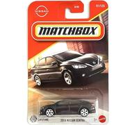 Matchbox Nissan Sentra 2016 [Noir] 91/125, Échelle 1:64 Véhicule jouet moulé sous pression