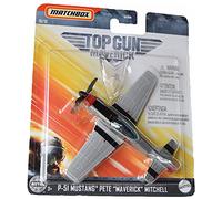 Matchbox P-51 Mustang Pete, Maverick Mitchell [Argent] Top-Gun 10/31