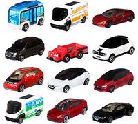 Matchbox Pack de 12 véhicules échelle 1/64, répliques de Voitures éléctriques aux détails réalistes, Jouet pour Enfant dès 3 Ans, HGW60
