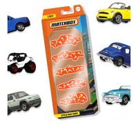 Matchbox - Pack de 5 Véhicules (modèle aléatoire) - Petites Voitures - 3 ans et +
