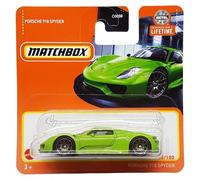 Matchbox - Porsche 918 Spyder - MBX Showroom 45/100 - HVN89 - Carte courte - Vert - Superfast Lesney - Mattel 2024-1:64