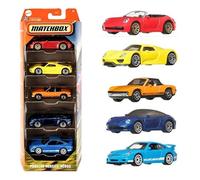 Matchbox Porsche Heroes Lot de 5 [911 Cabriolet, 918 Spyder, 1971 914, 911 Targa, 911 GT3] Échelle 1:64