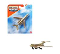 Matchbox Sky Busters assortiment d’aéronefs (Modèle aléatoire) comprenant avions, hélicoptères, navettes, jets et autres répliques avec roues fonctionnelles et/ou hélices rotatives, JDJ05
