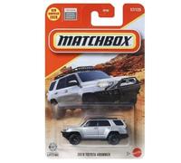 Matchbox Hot Wheels Véhicule moulé sous pression Toyota 4Runner 2019 argent 1:64 n°57/125