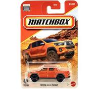 Matchbox Toyota Hilux Pickup [Orange] 07/125, Échelle 1:64 Véhicule jouet moulé sous pression