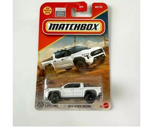 Matchbox Toyota Tacoma 2024 Voiture moulée sous pression Blanc Échelle 1:64, 65/125