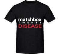 Matchbox Twenty Disease Soul Album Cover Men Crew Neck Big Tall Tee Black Manches Courtes(X-Large)