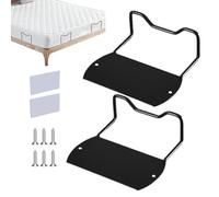Matchel Stander - Support antidérapant, butée de cadre de lit en métal, joints de , barre de rétention pour la plupart des cadres de lit, maintient le