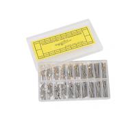 (Matches the image) 200 Pcs Stainless Steel Tube Friction Pins Watch Strap Pressure Bars And Rivet Ends for Watch Repair