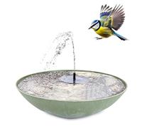 matches21 HOME & HOBBY Fontaine solaire pour l'extérieur - 45 cm - Vert - Comme fontaine de jardin