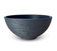 matches21 HOME & HOBBY Grand pot de fleurs pour l'extérieur - 45 x 23 cm - Aspect pierre - Bol décoratif anthracite résistant aux intempéries