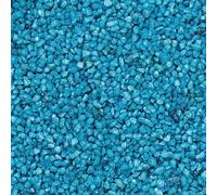 matches21 HOME & HOBBY Granulés décoratifs colorés - 5 kg - En bleu turquoise - Sable décoratif grossier de 2 à 3 mm de diamètre - Pour vases à fleurs ou bols décoratifs - Pierres colorées comme