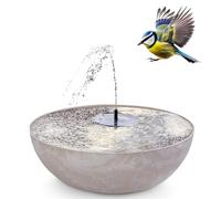 matches21 HOME & HOBBY Kit de fontaine solaire d'extérieur - Profondeur : 45 cm - Couleur : beige sable - Idéale comme fontaine de jardin