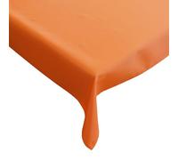 matches21 HOME & HOBBY Nappe 130 x 170 cm pour cuisine et table à manger, orange, lavable, avec effet lotus
