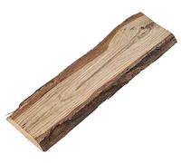 matches21 HOME & HOBBY - Planche en bois de chêne véritable de qualité supérieure - 1 planche rectangulaire de 35 x 11 x 2 cm