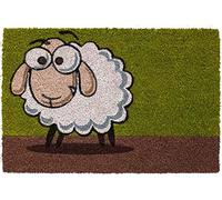 Matches21 Paillasson Interieur en Coco avec Motif Mouton Amusant 40 x 60 cm