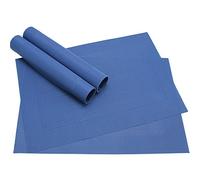 matches21 Set de table Borda Lot de 4 Haute Qualité Place Tapis, tissé en plastique 45x30 cm chacune Disponible Dans 18 couleurs passionnantes bleu
