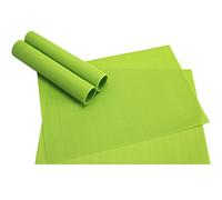 matches21 Set de table Borda Lot de 4 Haute Qualité Place Tapis, tissé en plastique 46 x 33 cm chacune Disponible Dans 18 couleurs passionnantes vert clair