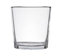 Matches21 Vase simple en verre décoratif transparent 1 pièce Ø 17 x 16 cm